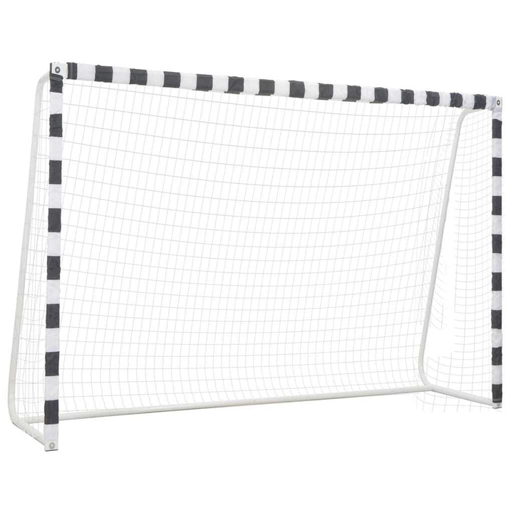 Poartă De Fotbal, Negru Și Alb, , Metal