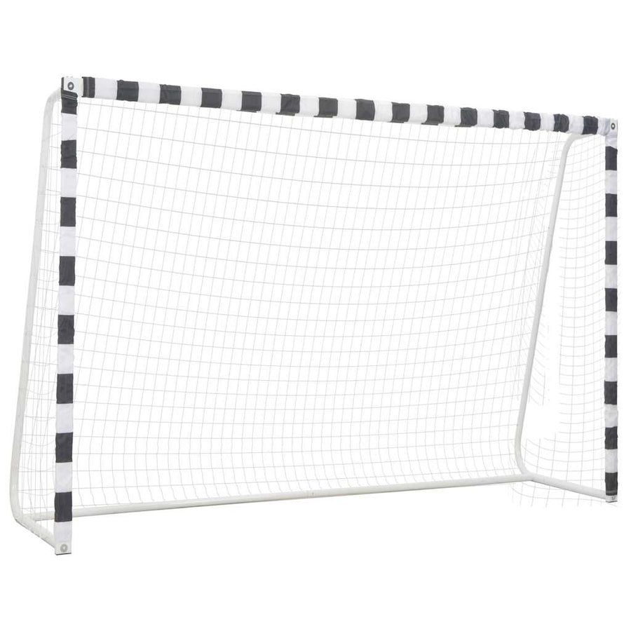 Poartă De Fotbal, Negru Și Alb, , Metal