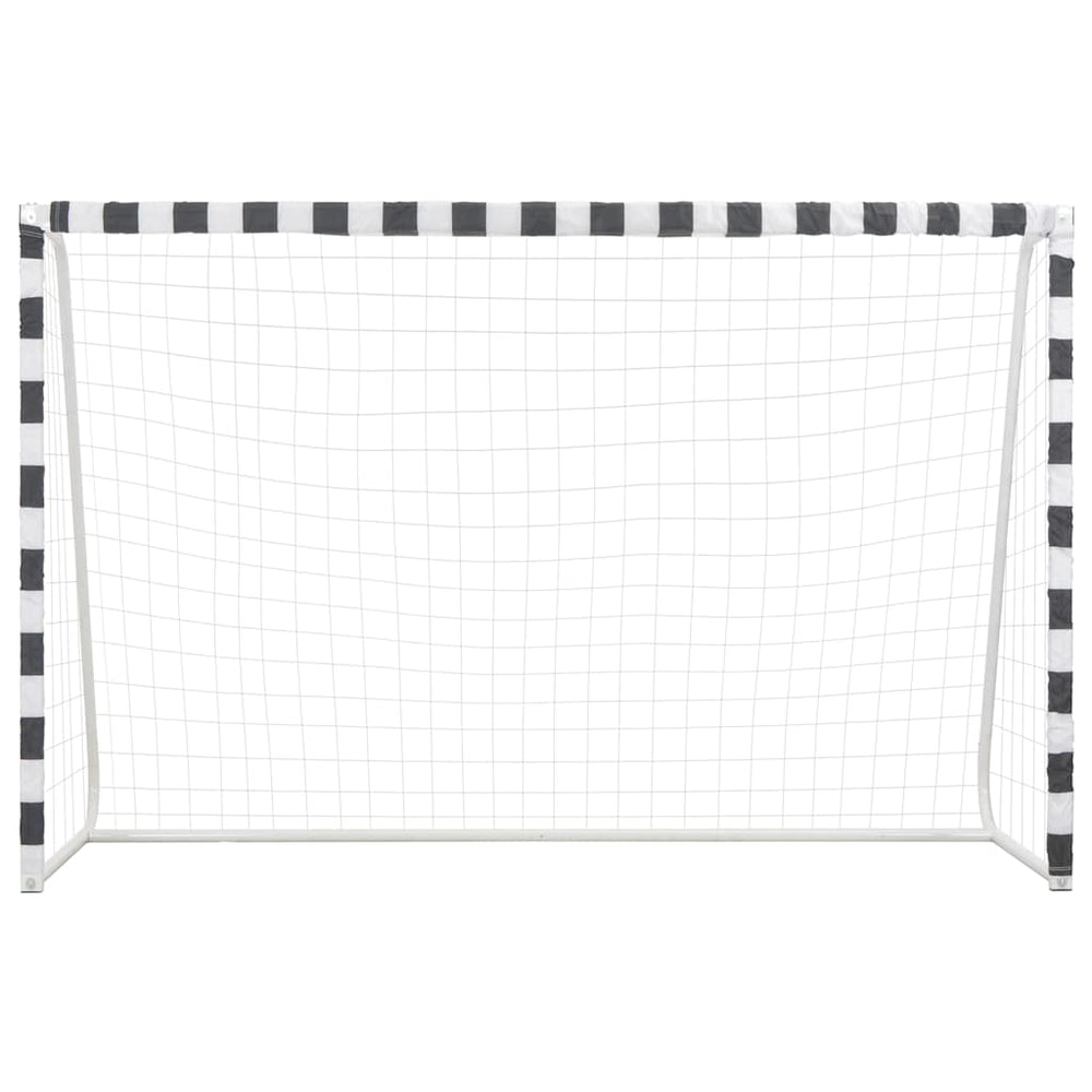 Poartă De Fotbal, Negru Și Alb, , Metal