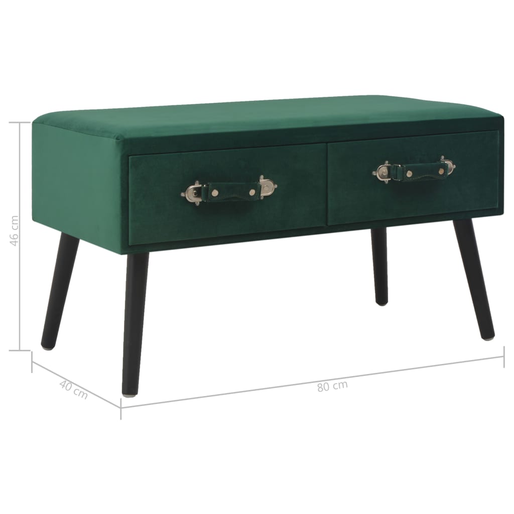 Banchetă Cu Sertare, , 80 Cm, Catifea