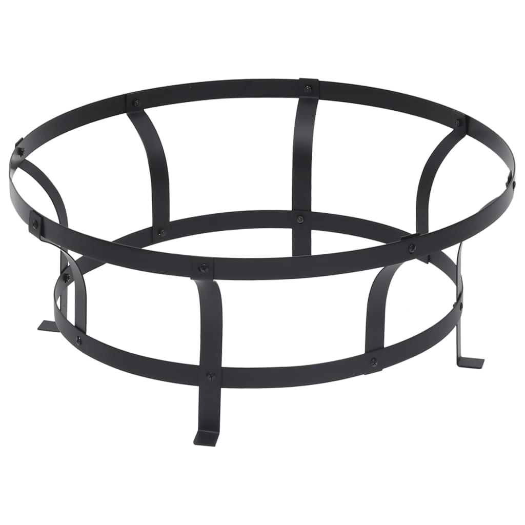 Vatră De Foc De Exterior Cu Grătar, 76 Cm, Oțel Inoxidabil