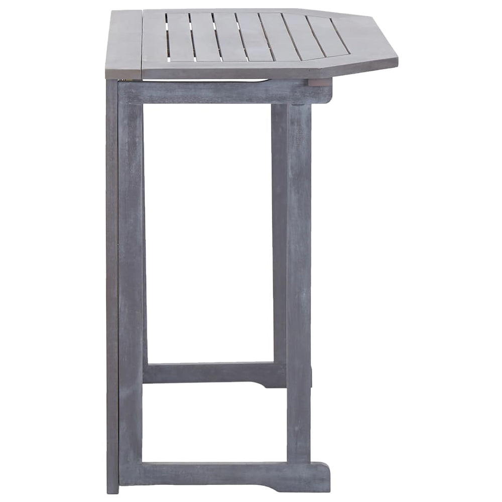 Masă De Balcon Pliabilă, 90X50X74 Cm, Lemn Masiv De Acacia