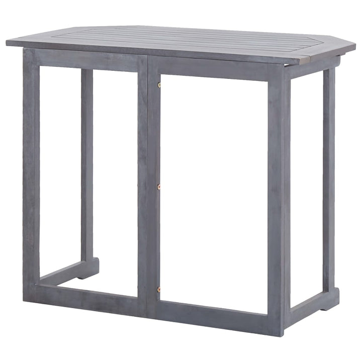 Masă De Balcon Pliabilă, 90X50X74 Cm, Lemn Masiv De Acacia