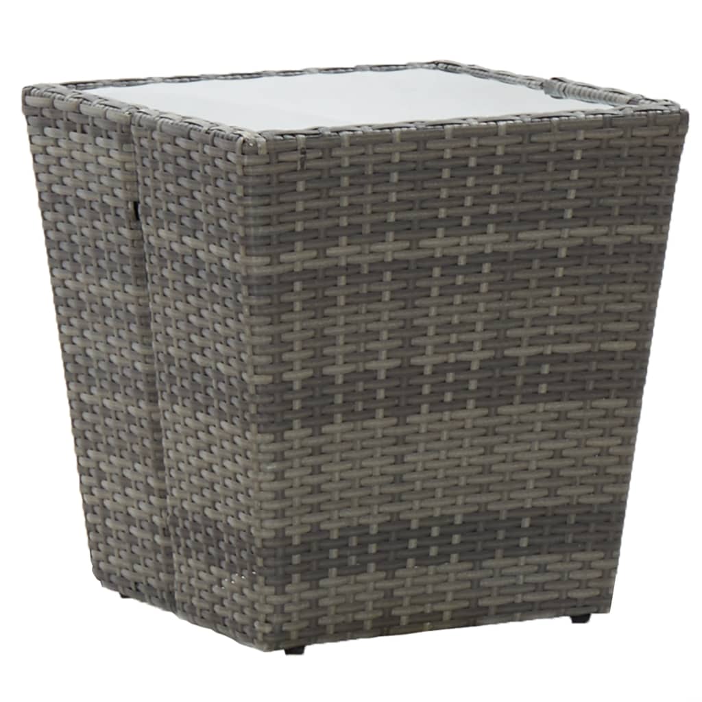 Masă De Ceai 41,5X41,5X43 Cm Poliratan Securizată