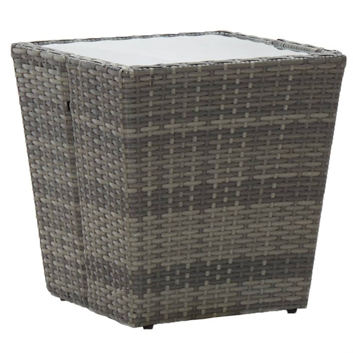 Masă De Ceai 41,5X41,5X43 Cm Poliratan Securizată