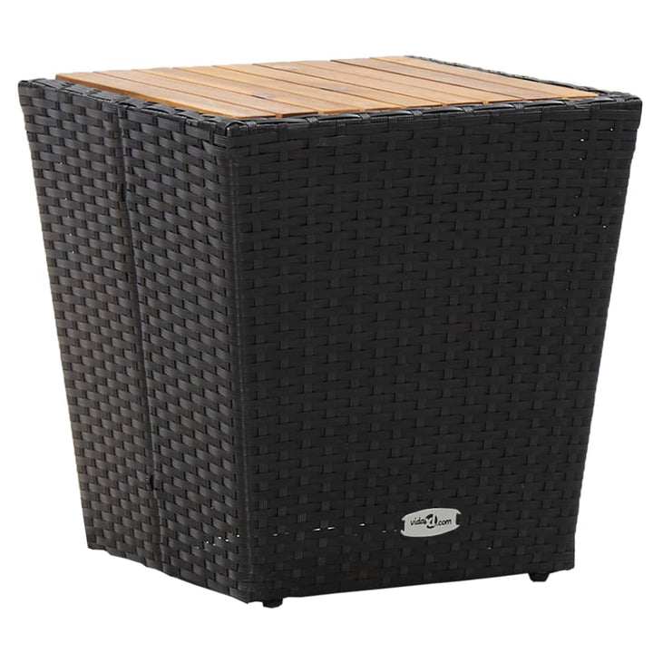 Masă De Ceai 41,5X41,5X43 Cm Poliratan Securizată