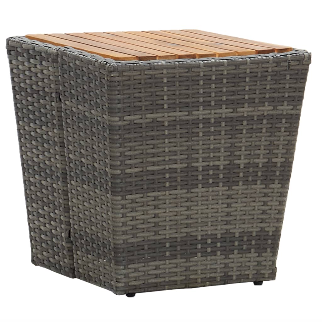 Masă De Ceai 41,5X41,5X43 Cm Poliratan Securizată