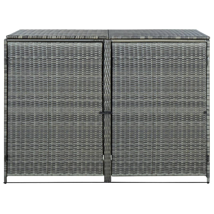 Magazie Dublă Pentru Pubele, , 148X77X111 Cm, Poliratan