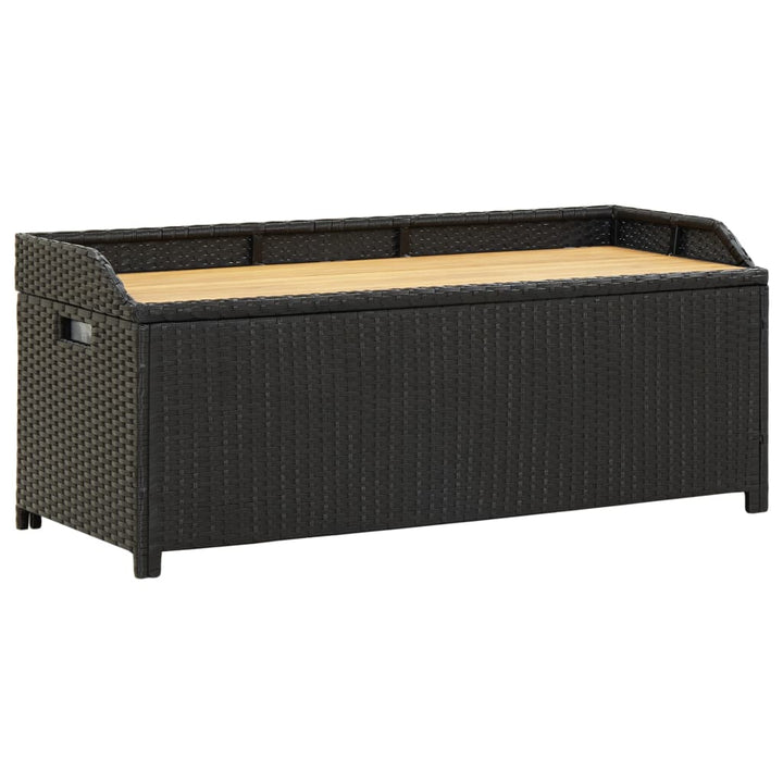 Bancă De Depozitare Pentru Grădină, , 120 Cm, Poliratan