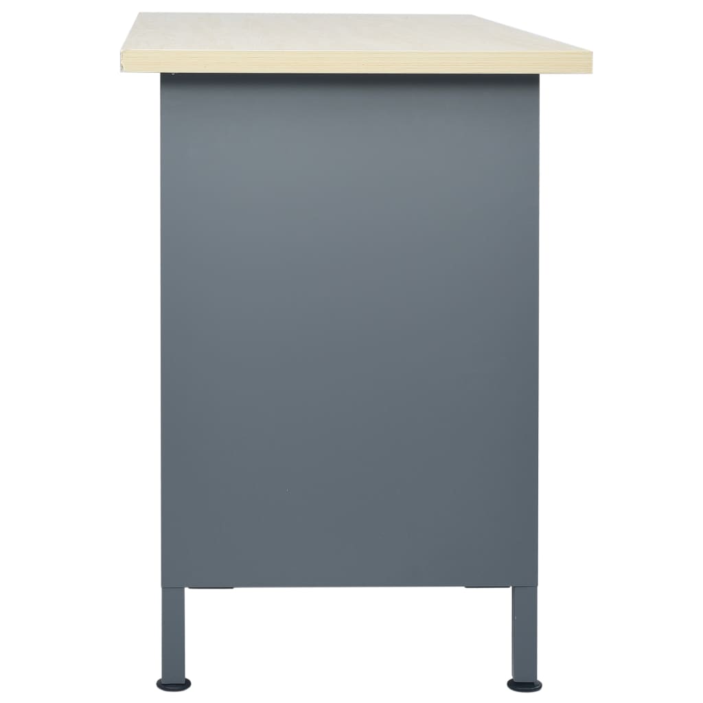 Banc De Lucru, Negru, 120 X 60 X 85 Cm, Oțel