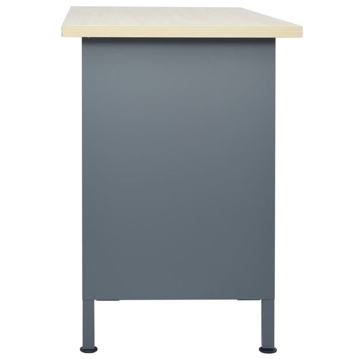 Banc De Lucru, Negru, 120 X 60 X 85 Cm, Oțel
