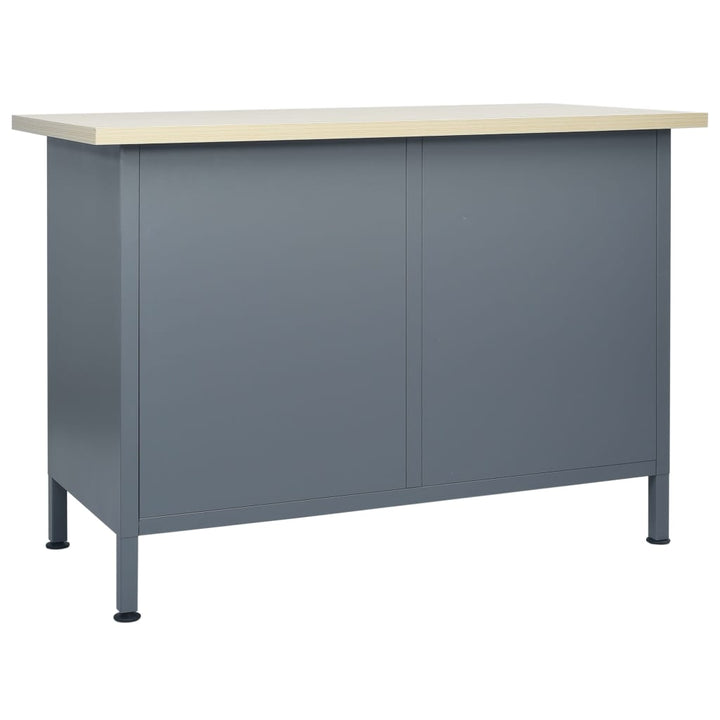 Banc De Lucru, Negru, 120 X 60 X 85 Cm, Oțel