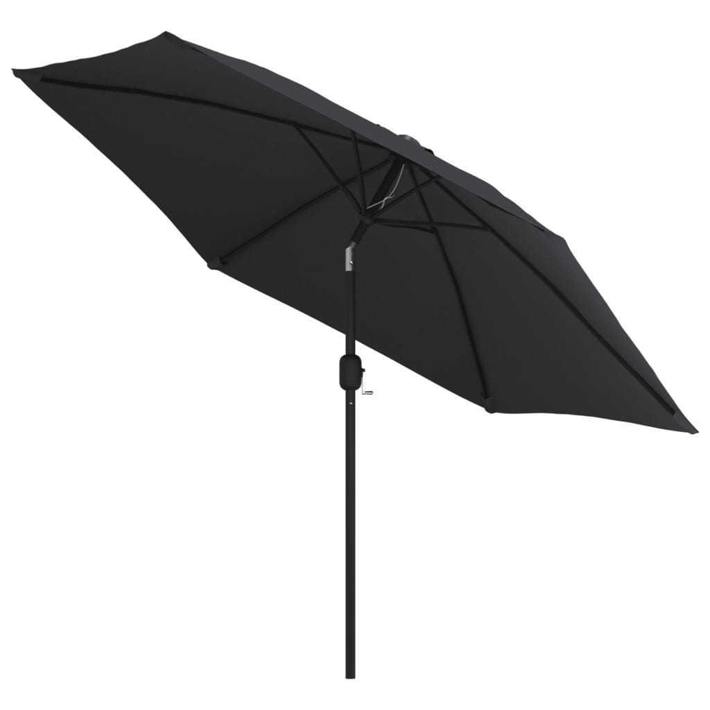 Umbrelă De Soare De Exterior Cu Stâlp Metalic, , 300 Cm