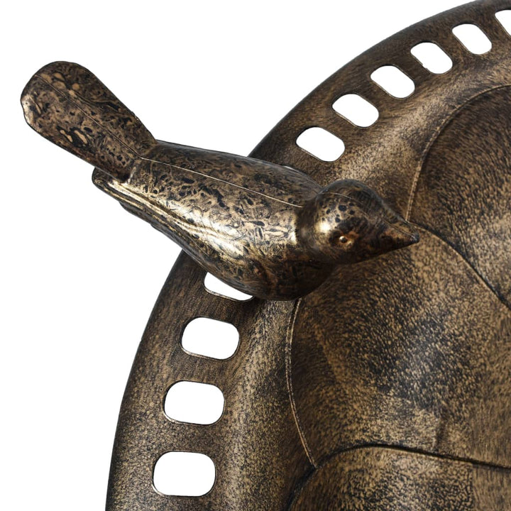 Bazin Pentru Păsări De Grădină, Bronz, Plastic