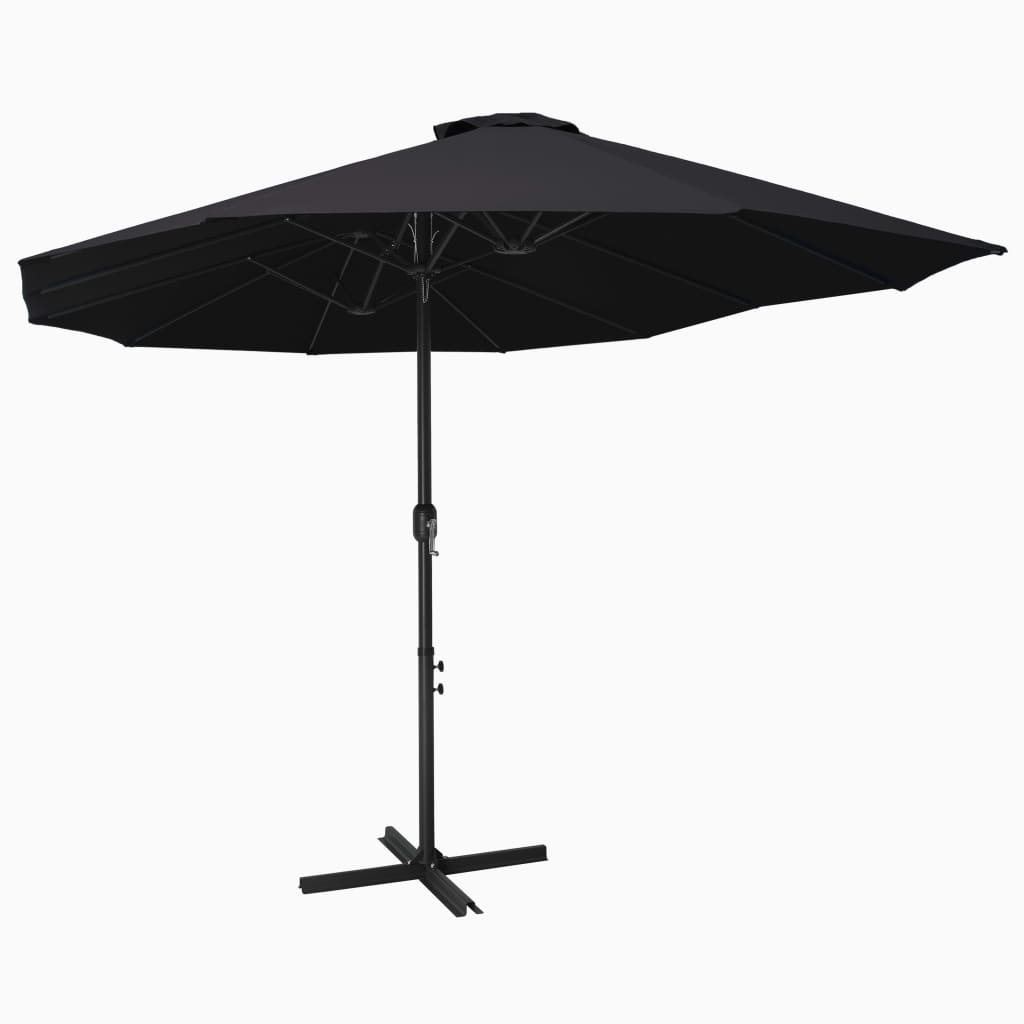 Umbrelă De Soare Cu Stâlp Aluminiu, , 460 X 270 Cm