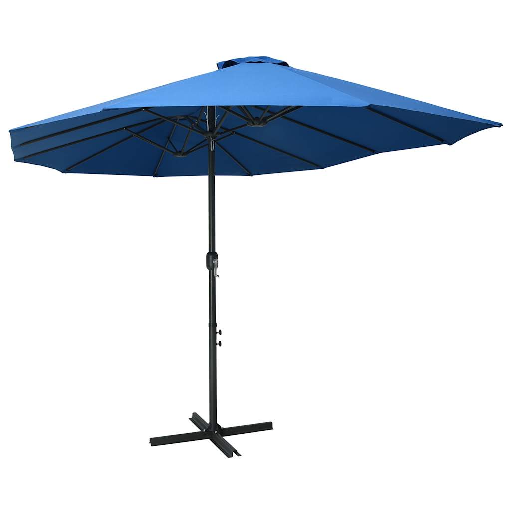 Umbrelă De Soare Cu Stâlp Aluminiu, , 460 X 270 Cm