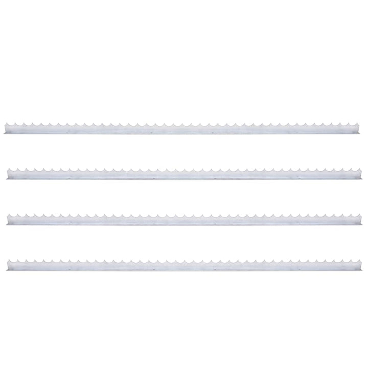 Bandă Cu Țepi De Perete, 4 Buc., Oțel Galvanizat, 1 M