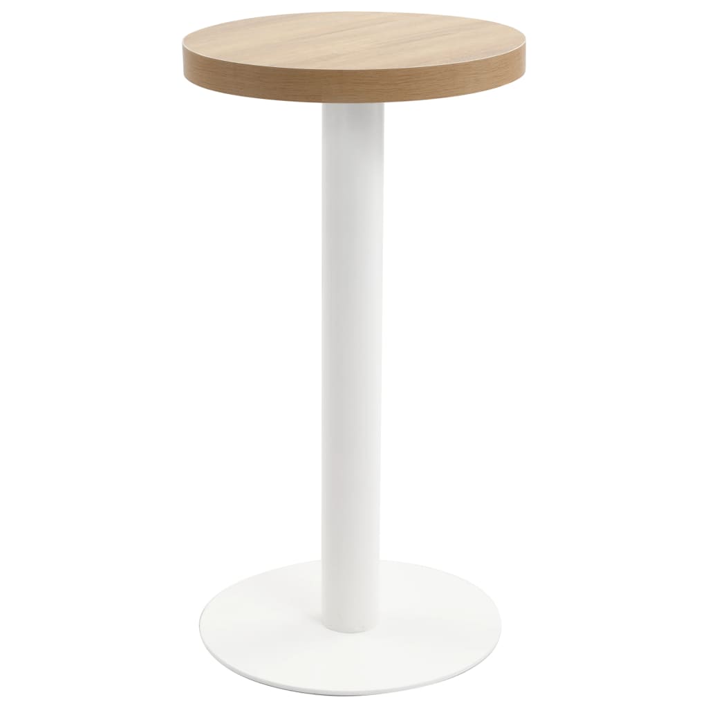 Masă De Bistro, Maro Închis, 60 Cm, Mdf