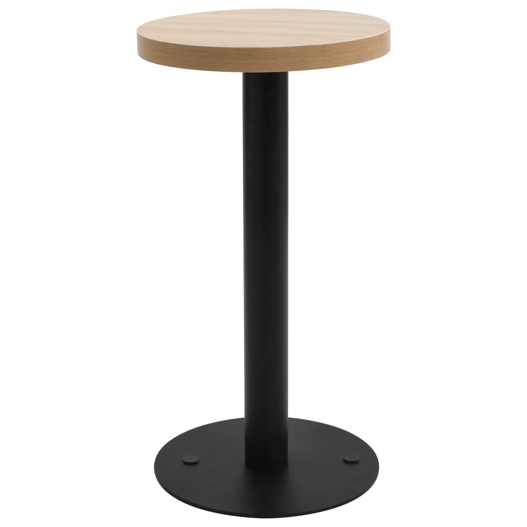 Masă De Bistro, Maro Închis, 60 Cm, Mdf