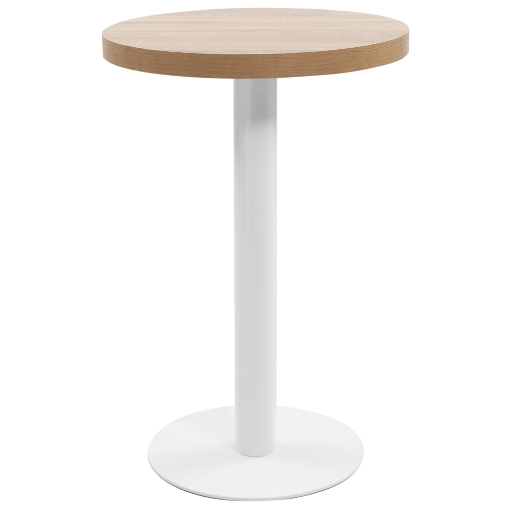 Masă De Bistro, Maro Închis, 60 Cm, Mdf