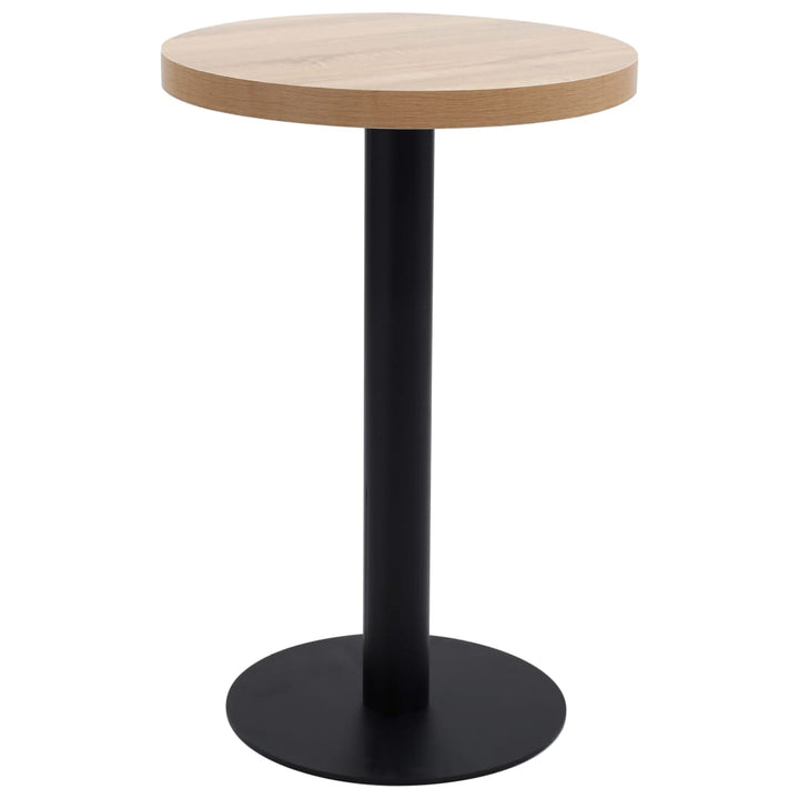 Masă De Bistro, Maro Închis, 60 Cm, Mdf