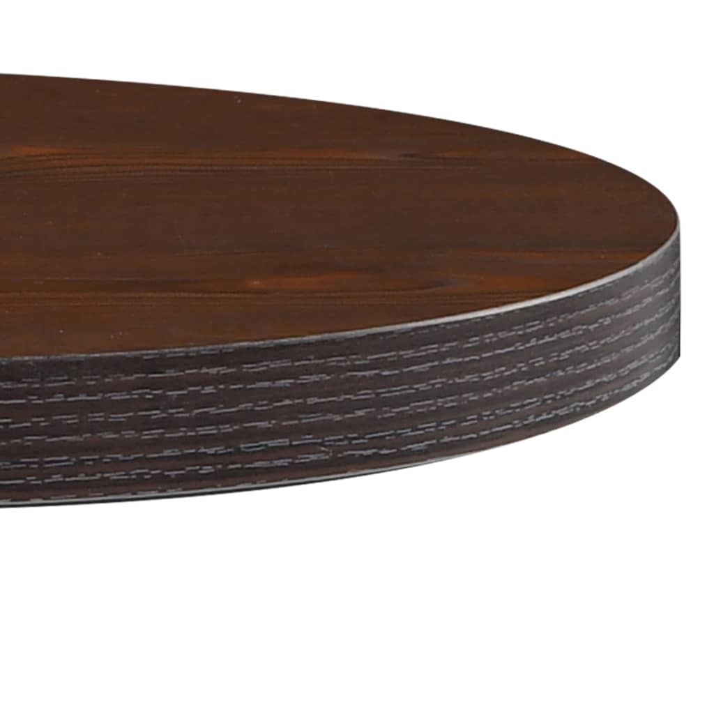 Masă De Bistro, Maro Închis, 60 Cm, Mdf
