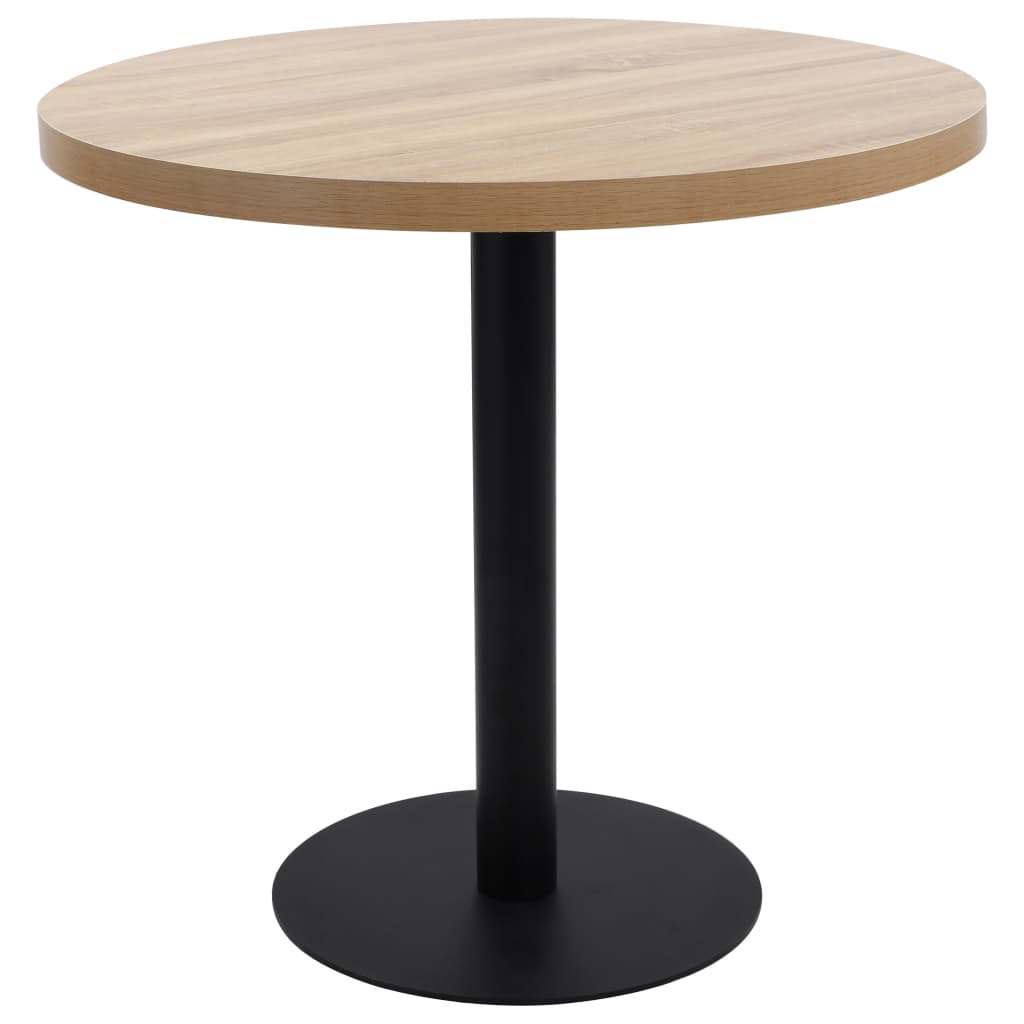 Masă De Bistro, Maro Închis, 60 Cm, Mdf