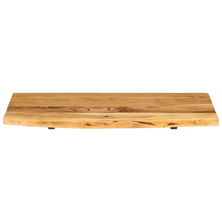 Blat Lavoar De Baie, 80X52X2,5 Cm, Lemn Masiv De Acacia