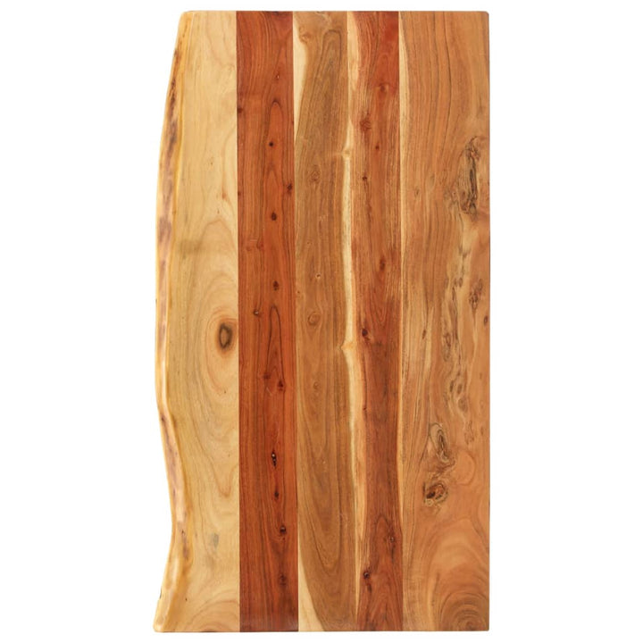 Blat Lavoar De Baie, 80X52X2,5 Cm, Lemn Masiv De Acacia