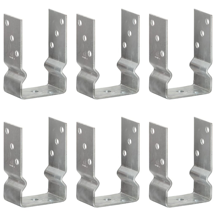 Ancore De Gard, 6 Buc., Argintiu, , Oțel Galvanizat