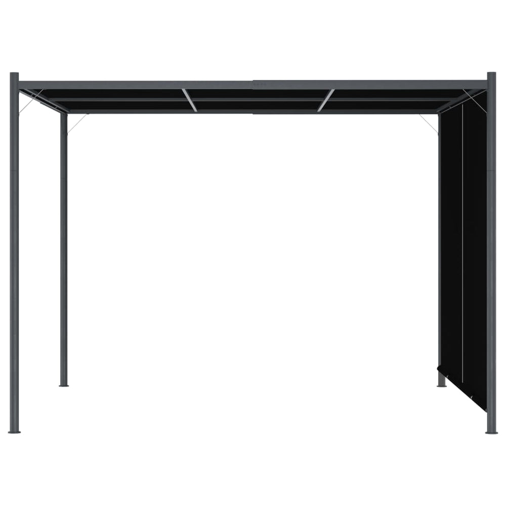 Pergolă De Grădină Cu Acoperiș Retractabil, , 3 X 3 M