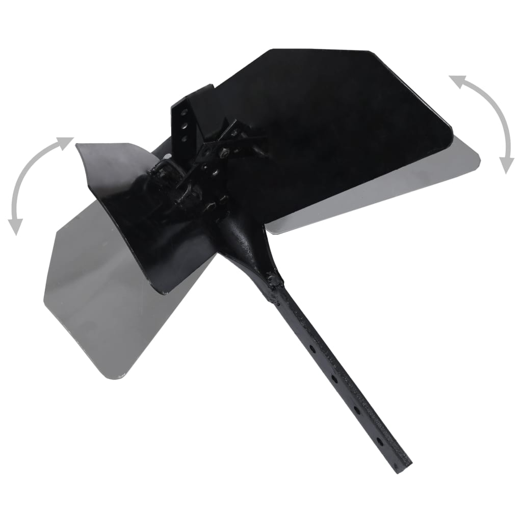 Accesoriu Plug Motocultor, Negru, Metal