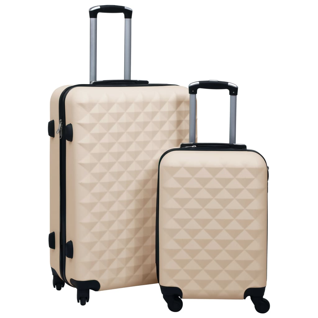 Set De Valize Cu Carcasă Rigidă, 2 Piese, , Abs