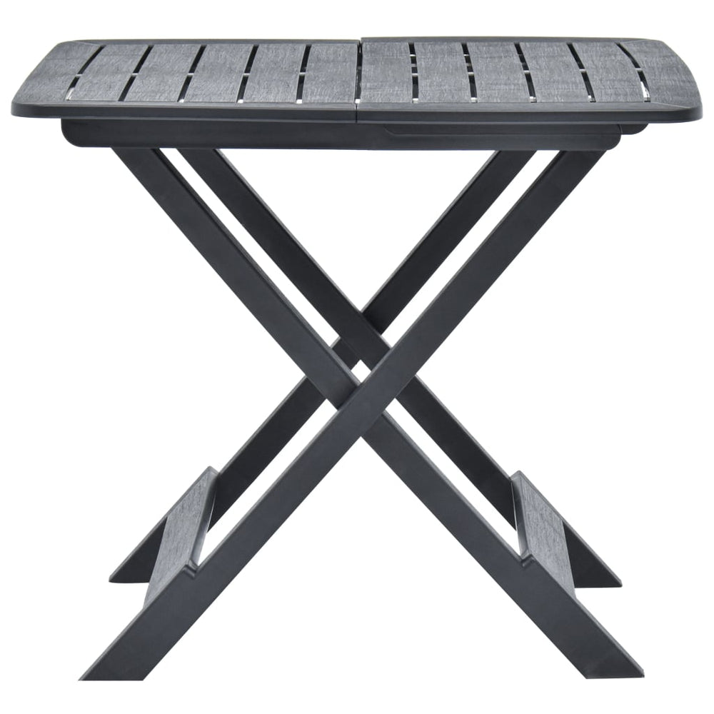 Masă De Grădină Pliabilă, , 79 X 72 X 70 Cm, Plastic