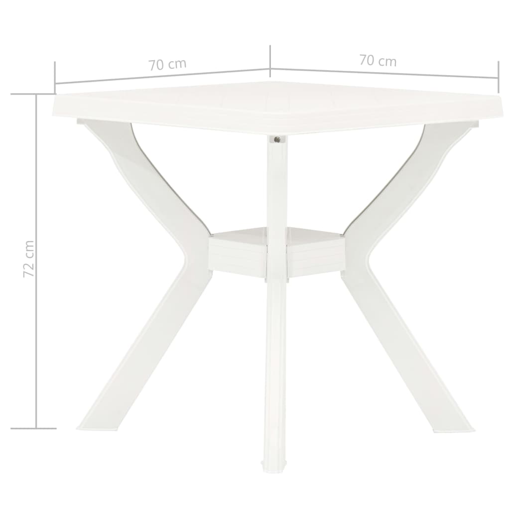 Masă De Bistro, , 70X70X72 Cm, Plastic