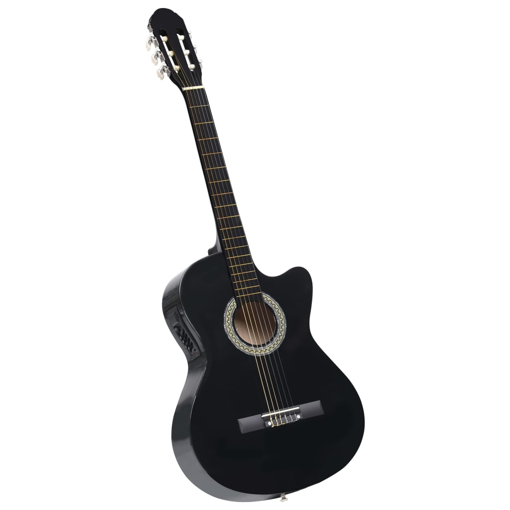 Set Chitară Acustică Cu Egalizator, 12 Piese, 6 Corzi,