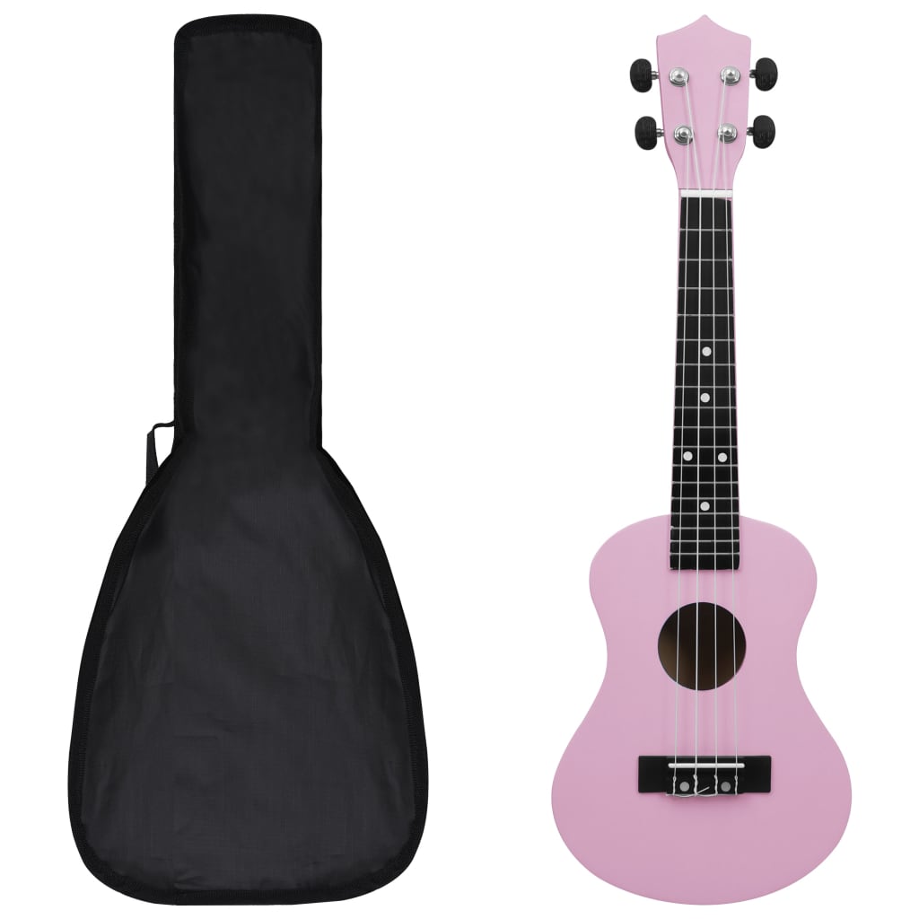 Set Ukulele Soprano Pentru Copii, Cu Husă, Bleu,