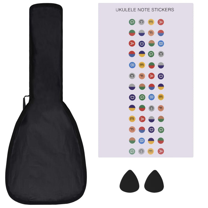 Set Ukulele Soprano Pentru Copii, Cu Husă, Bleu,