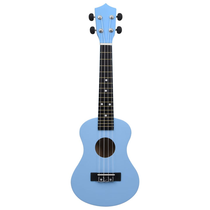 Set Ukulele Soprano Pentru Copii, Cu Husă, Bleu,
