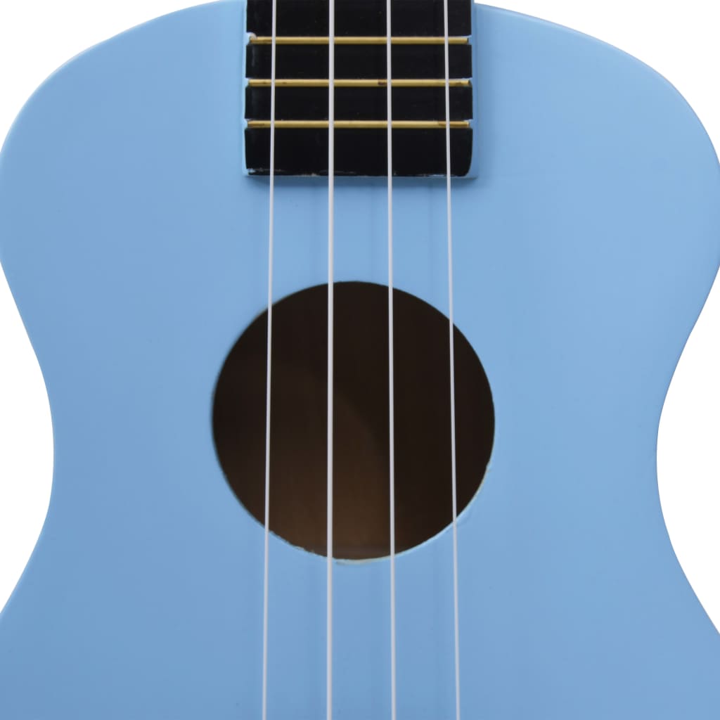 Set Ukulele Soprano Pentru Copii, Cu Husă, Bleu,