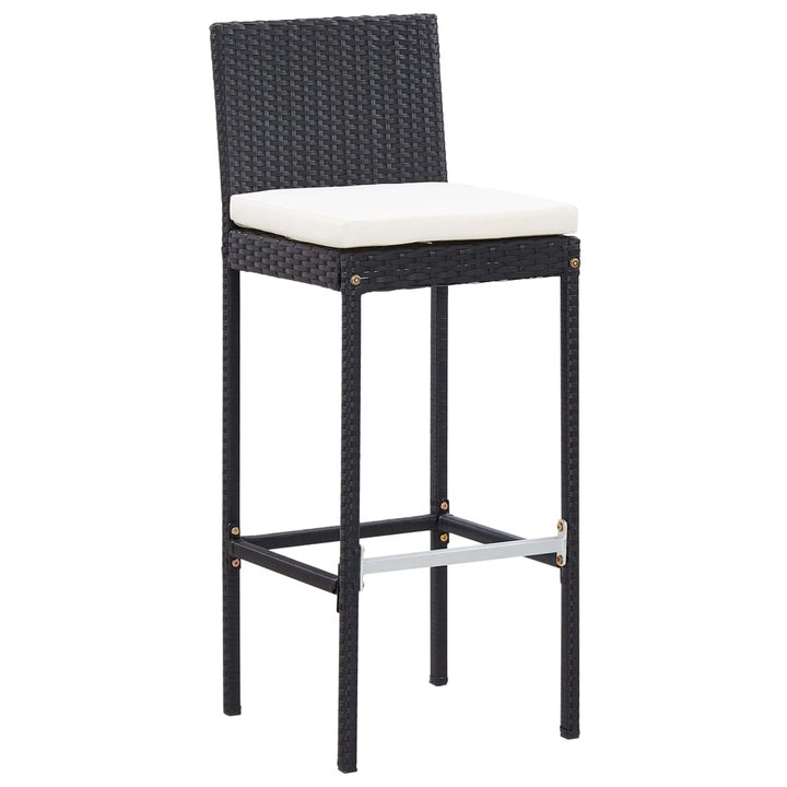 Vixl Set Mobilier De Exterior 5 Piese, , Poliratan, Lemn Acacia