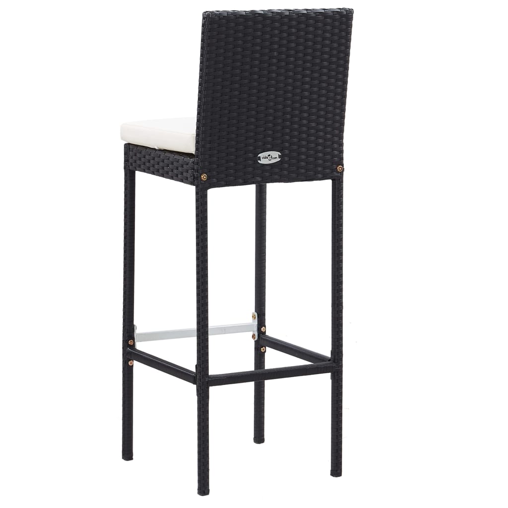 Vixl Set Mobilier De Exterior 5 Piese, , Poliratan, Lemn Acacia