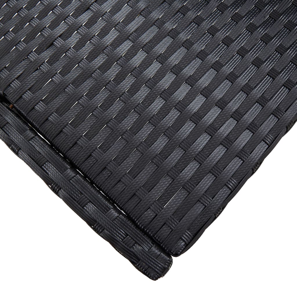 Vixl Set Mobilier De Exterior 5 Piese, , Poliratan, Lemn Acacia