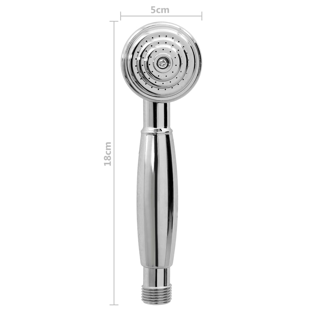 Baterie Cadă Cu 2 Robinete + Deviator Duș De Mână Chrome Retro