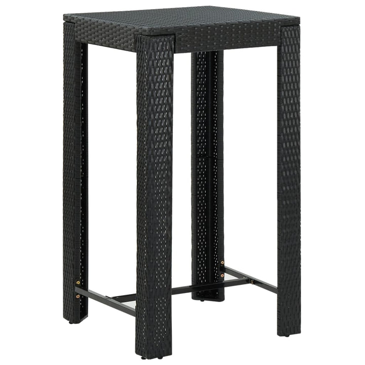 Masă De Bar De Grădină, , 60,5 X 60,5 X 110,5 Cm Poliratan