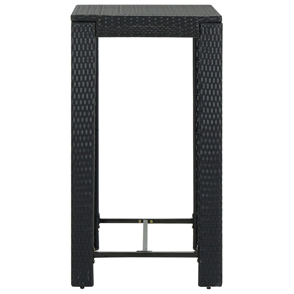 Masă De Bar De Grădină, , 60,5 X 60,5 X 110,5 Cm Poliratan