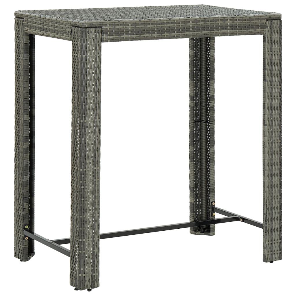 Masă De Bar De Grădină, , 60,5 X 60,5 X 110,5 Cm Poliratan