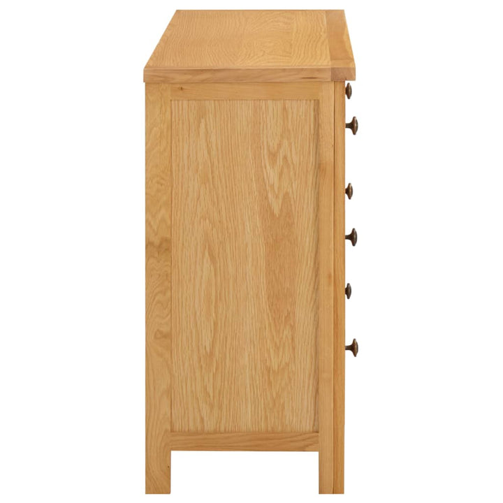 Dulap Cu Sertare, 105 X 33,5 X 73 Cm, Lemn Masiv Stejar