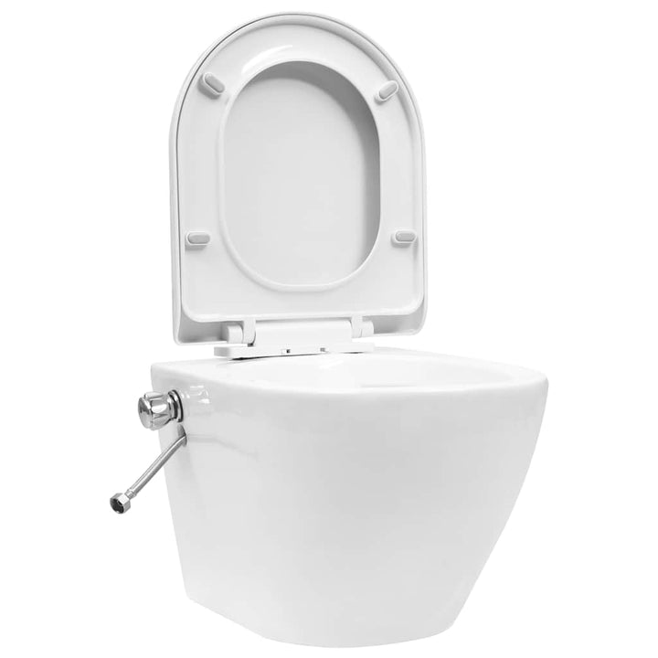 Vas De Toaletă Suspendat Cu Rezervor Încastrat, , Ceramică