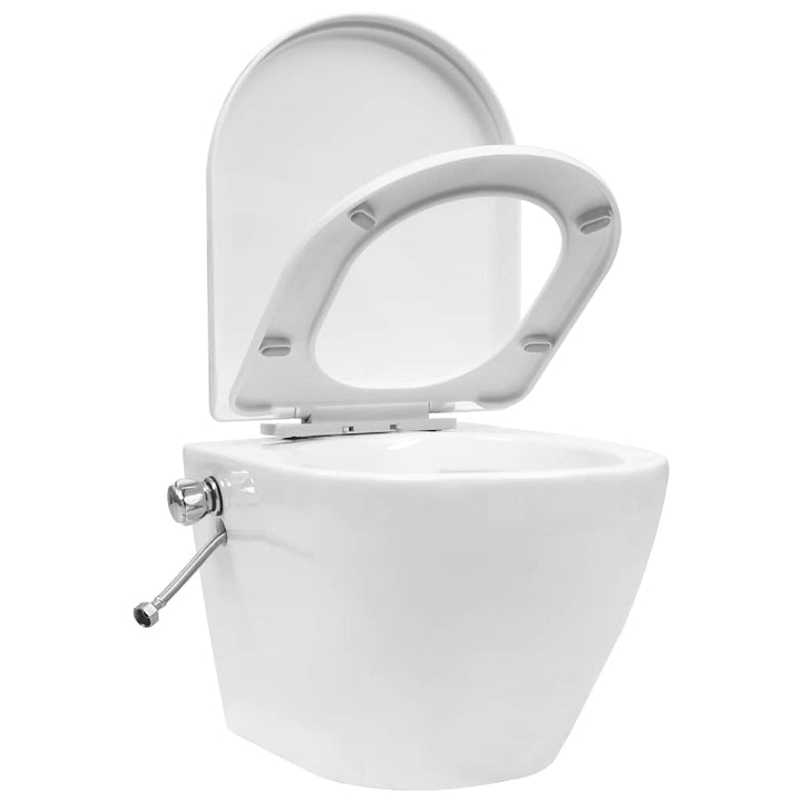 Vas De Toaletă Suspendat Cu Rezervor Încastrat, , Ceramică